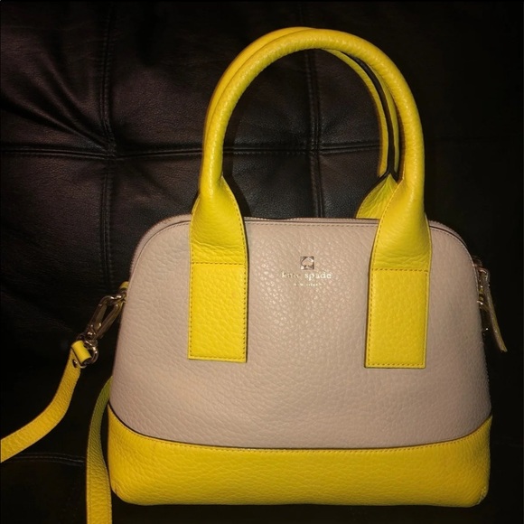 Kate Spade Two-Tone Leather Satchel/purse - Picture 8 of 9
